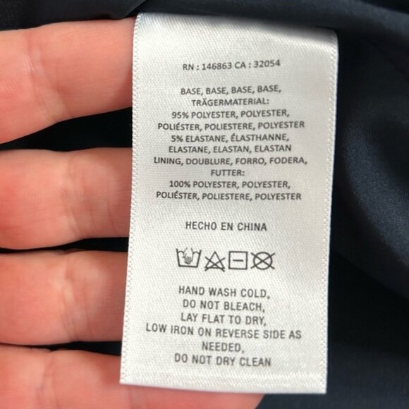 Anthropologie Mare Mare Cut Out Shift Mini Dress Navy Blue Size 1X - Picture 12 of 14